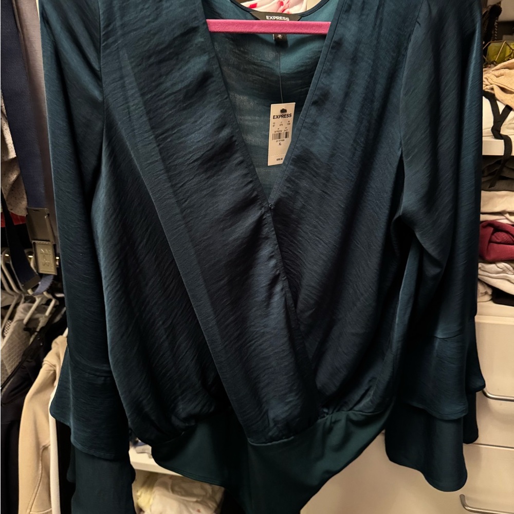 Express Teal Bodysuit